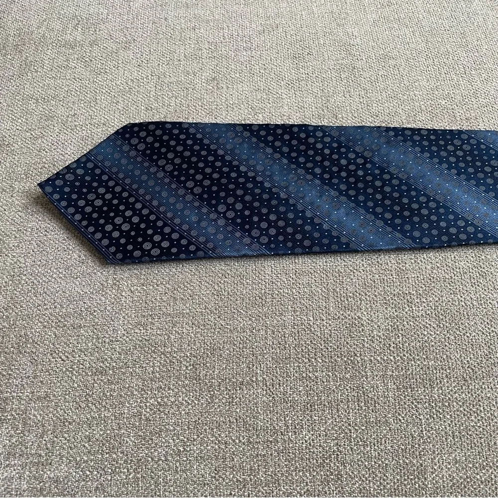 David Taylor Vintage Circle Dot Designed Silk Men’s Tie Professional Office Work